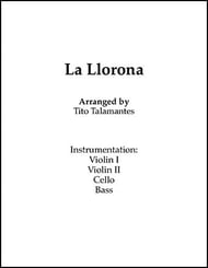 La Llorona Orchestra sheet music cover Thumbnail